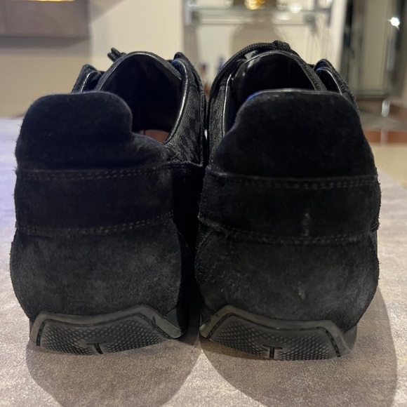 Louis Vuitton Men’s racing sneaker canvas and suede black size LV 6.5 - Picture 6 of 7